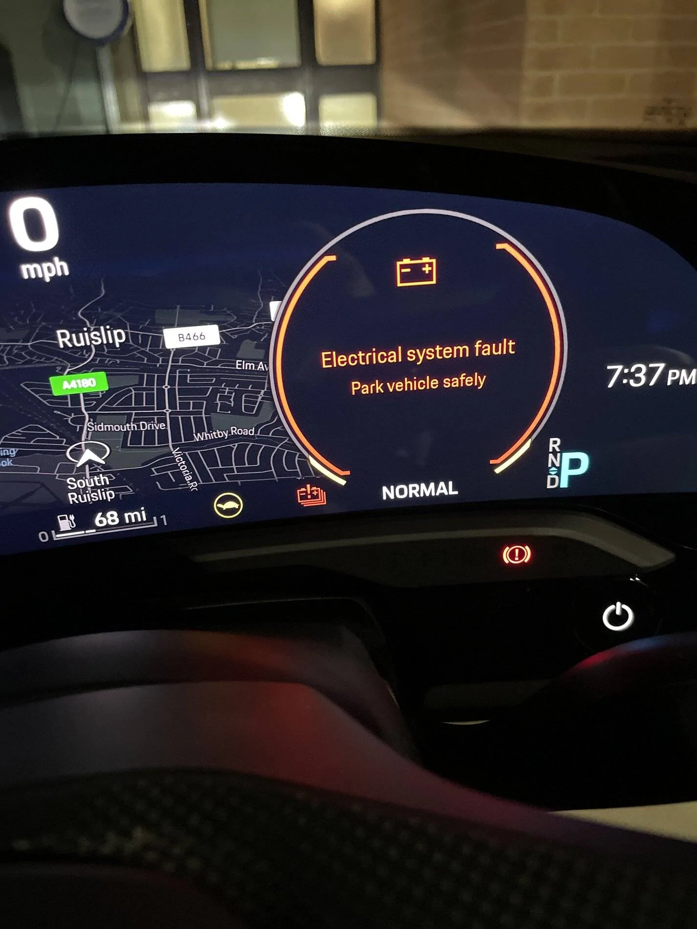 Porsche Taycan Electric System Fault imag