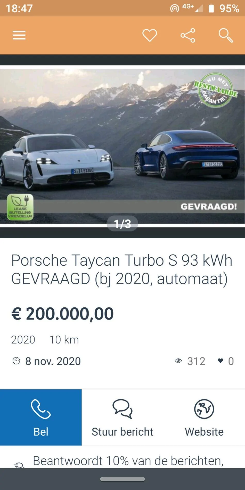 Porsche Taycan Porsche to produce 20,000 Taycans in 2020 Screenshot_20201119-184735