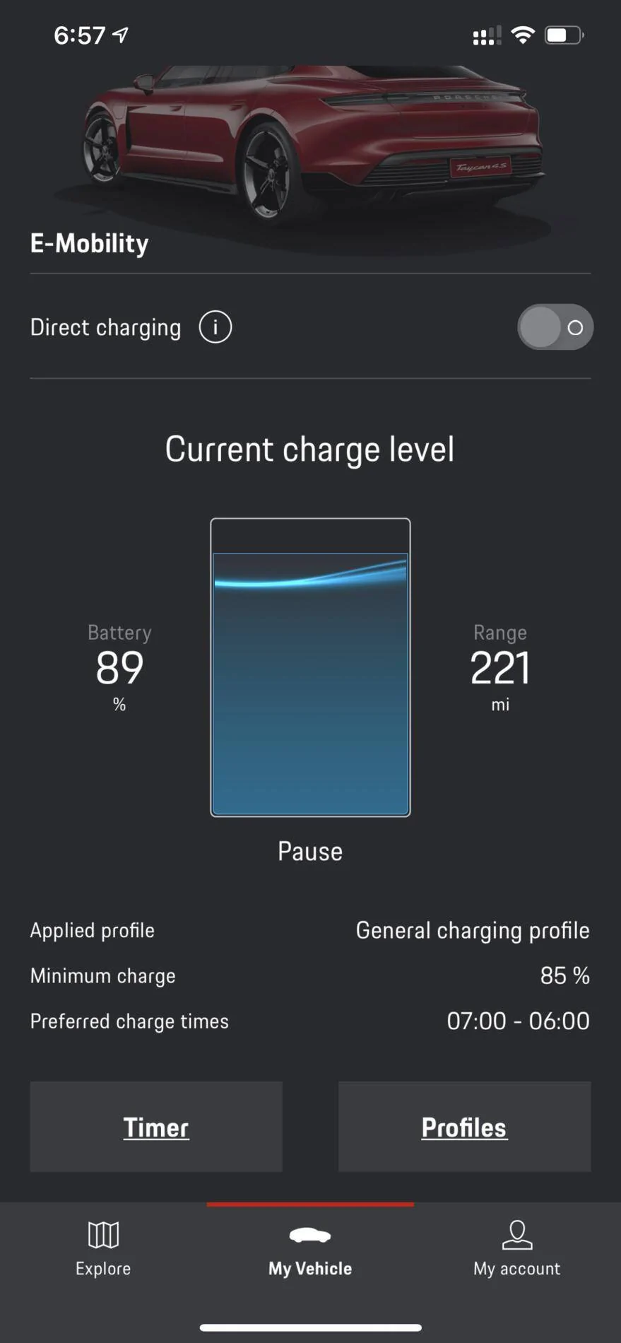 Porsche Taycan New Taycan Owner - charging frustration with mobile app! Charge1