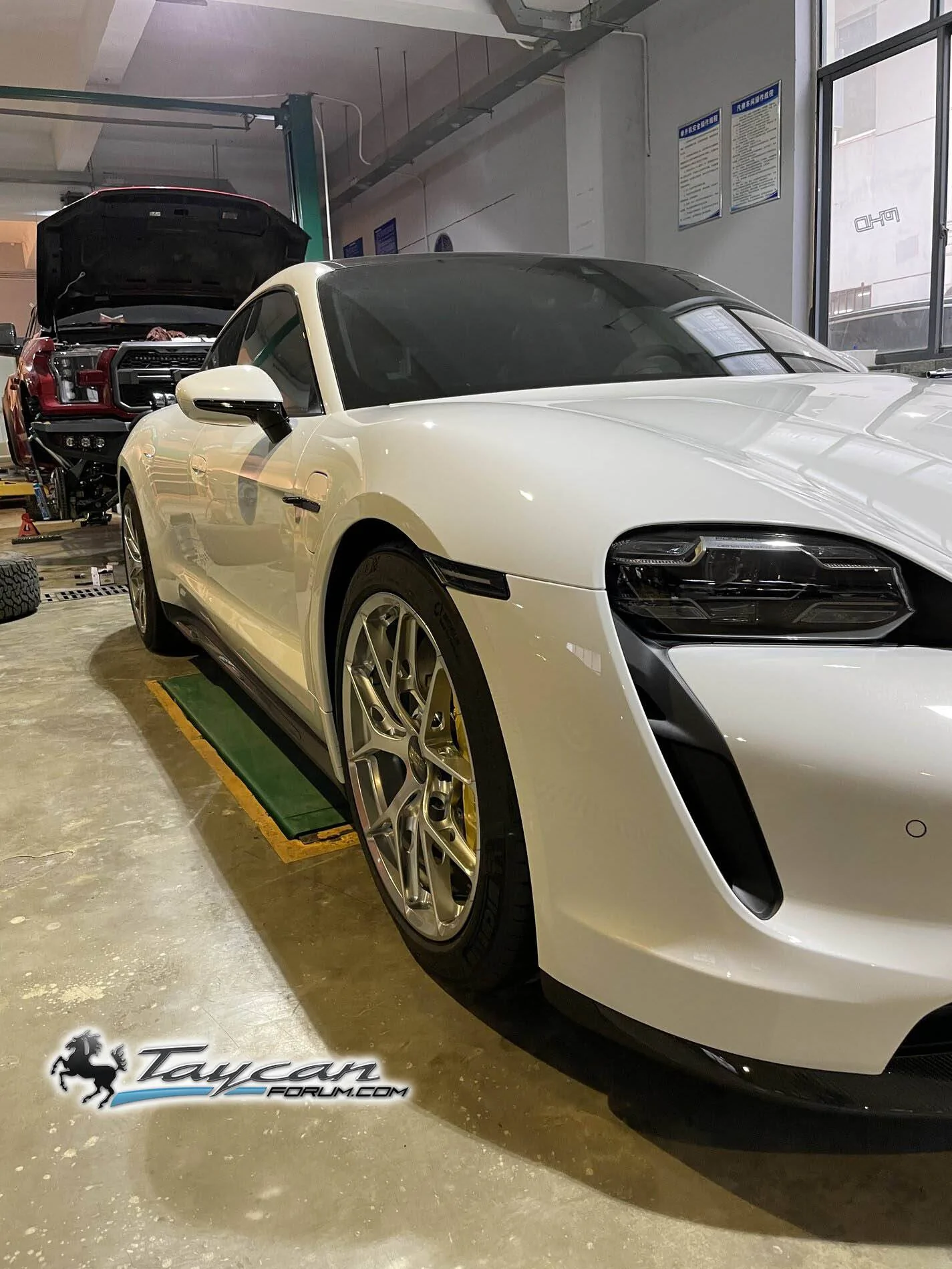 Porsche Taycan First Taycan with BBS FI-R wheels Tyacan Turbo BBS FI-R Wheels 2
