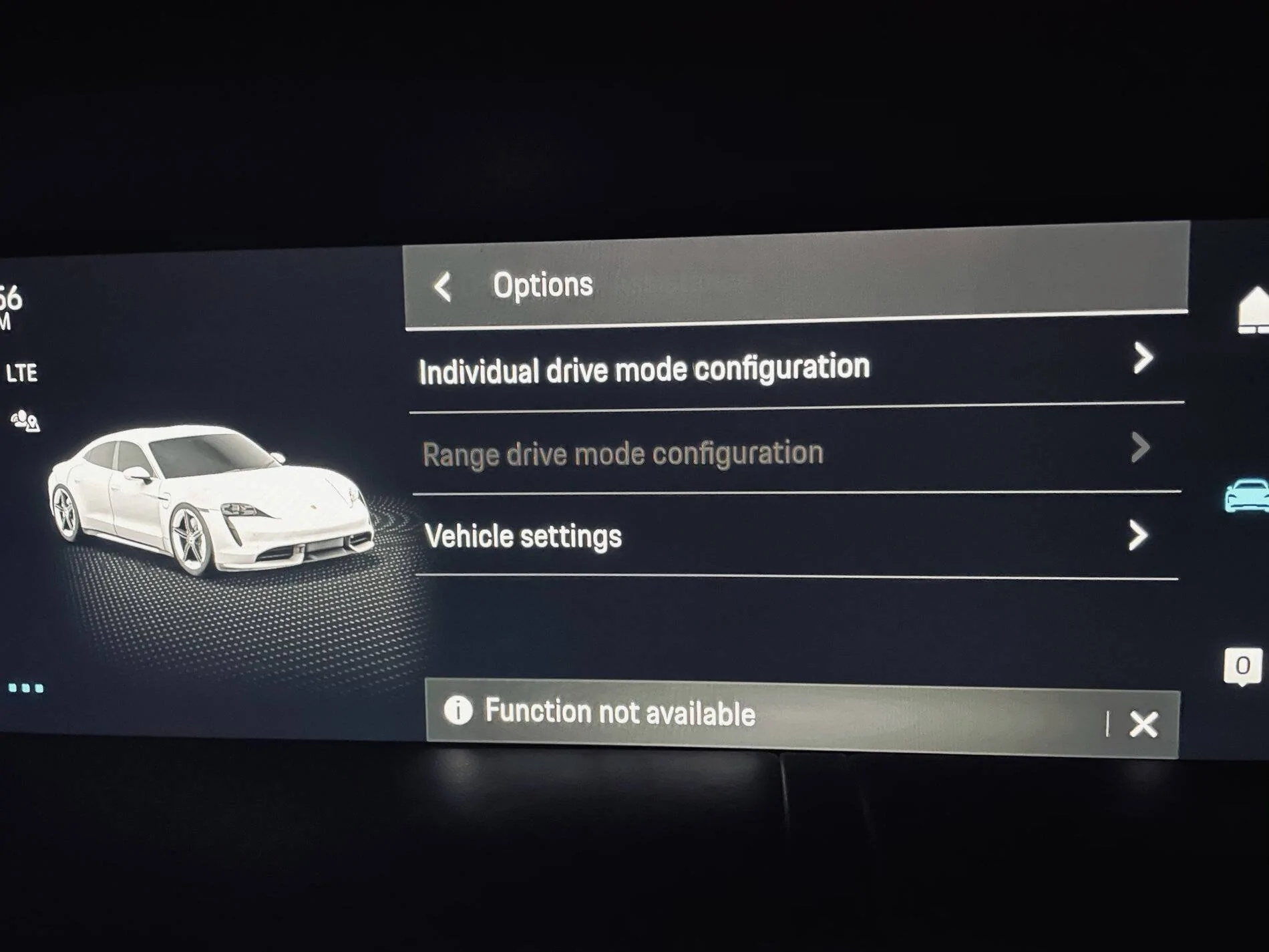 Porsche Taycan Range Mode Speed Limiting Issue rangemod