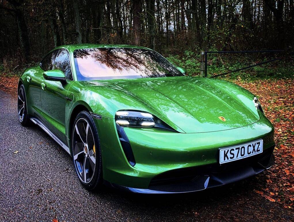 Porsche Taycan MAMBA GREEN Taycan Club 1606832586176