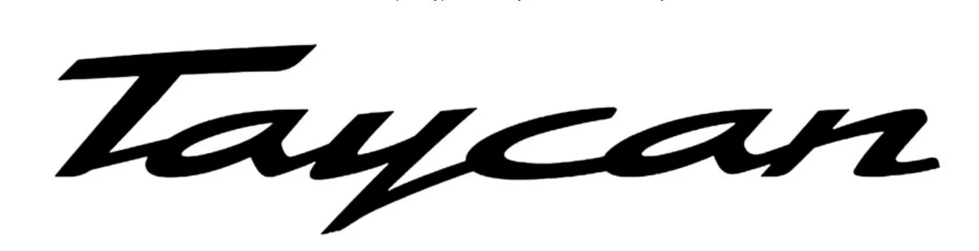 Porsche Taycan Taycan Font Taycan