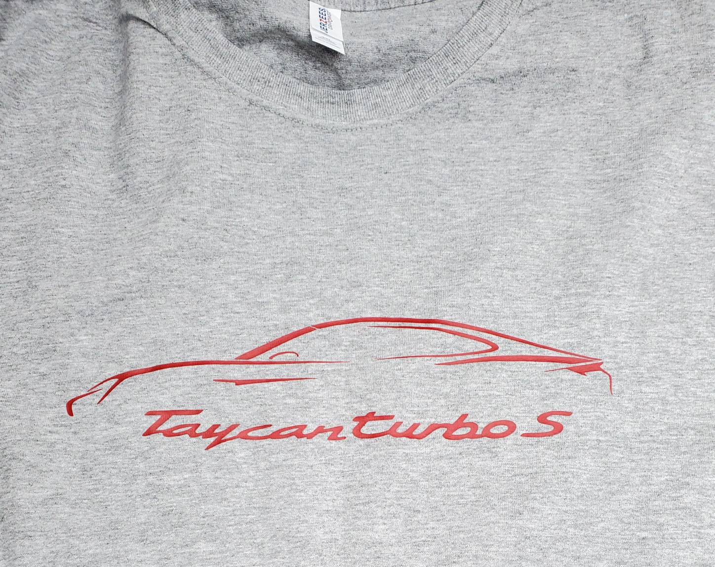 Porsche Taycan Taycan Font T-Shirt
