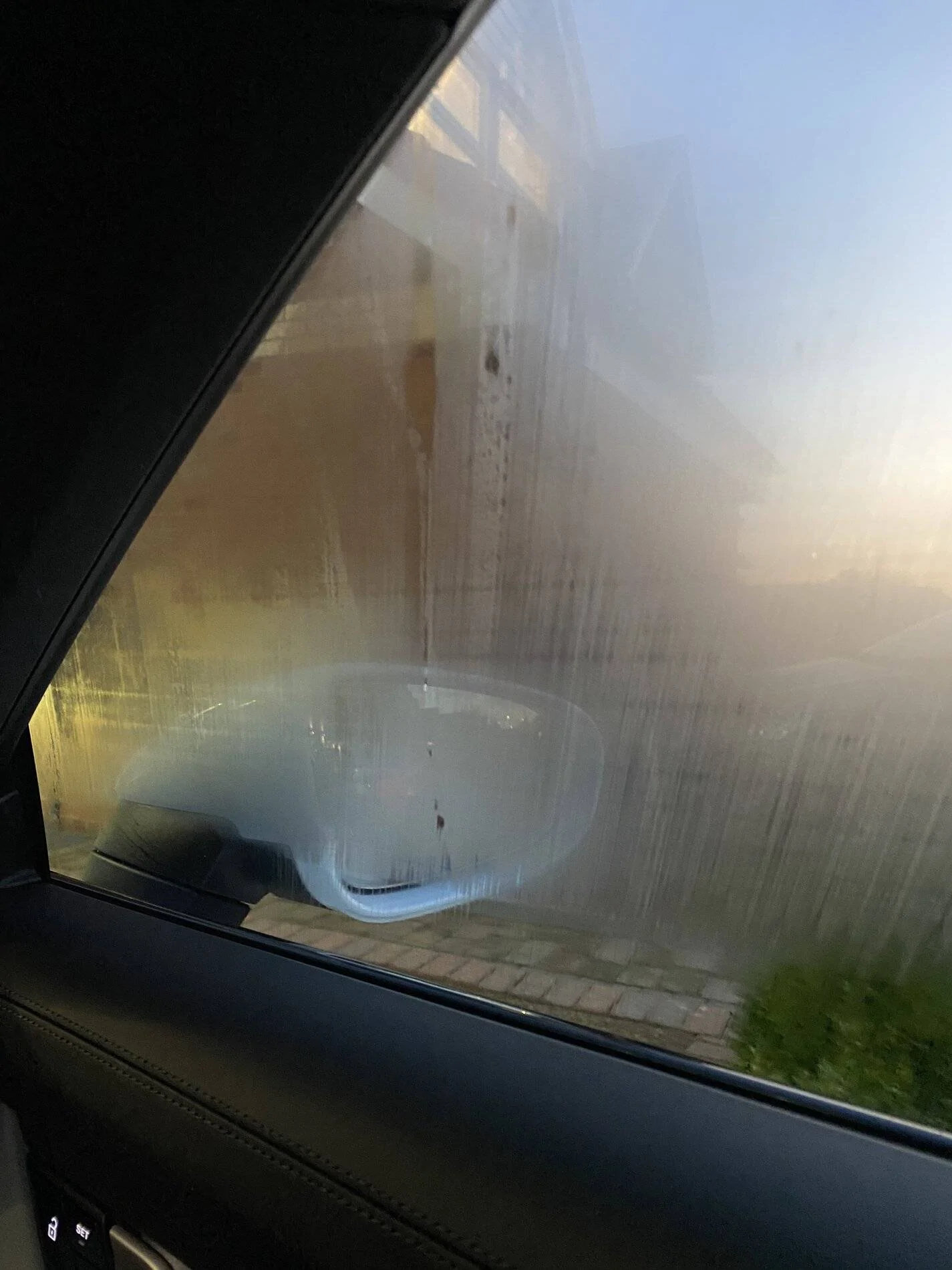 Porsche Taycan Car misting up IMG_7287