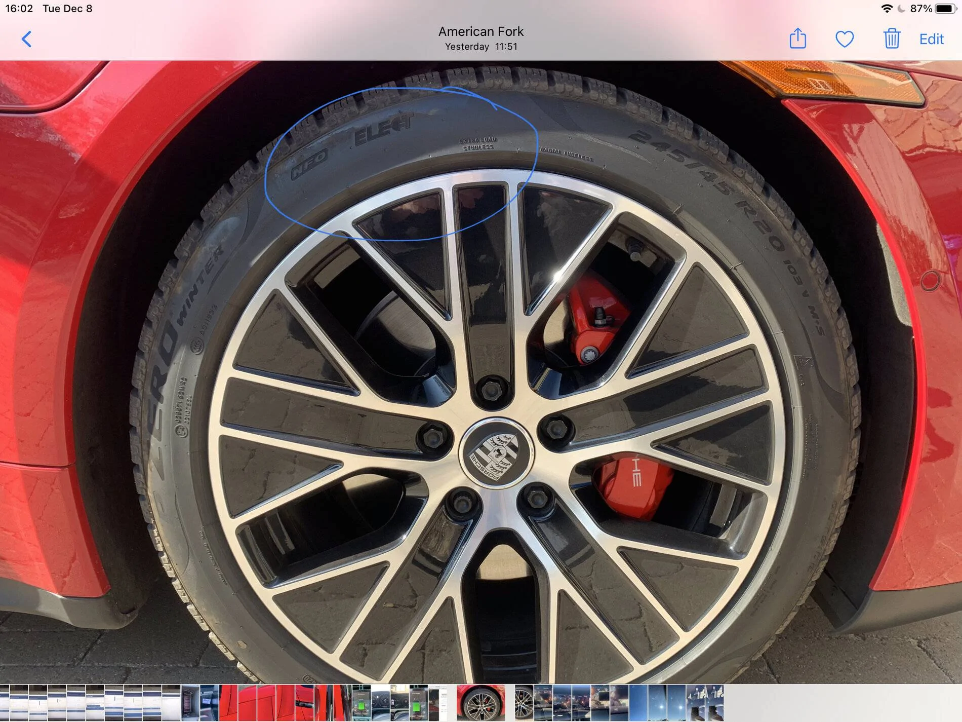 Porsche Taycan Pirelli unveils new Elect tires for electric and plug-in hybrid vehicles 5EF19841-232D-4033-AF0C-63F0C6C9084A