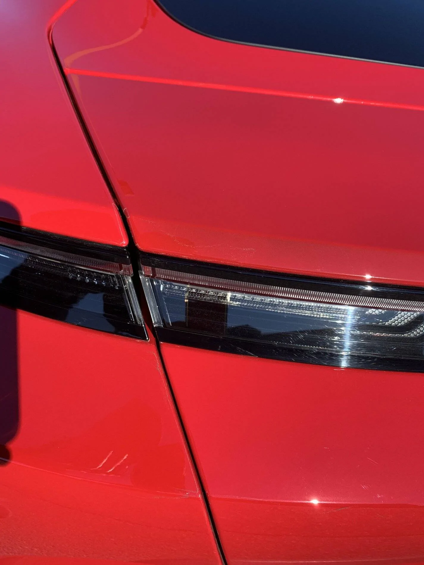 Porsche Taycan Does anyone else with full PPF have a seam like this? C91A6BCA-4488-47D2-8FCA-C47C2A7B74EB