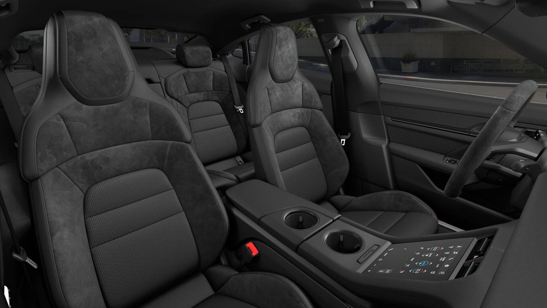 Porsche Taycan RACE TEX or CHALK INTERIOR iris
