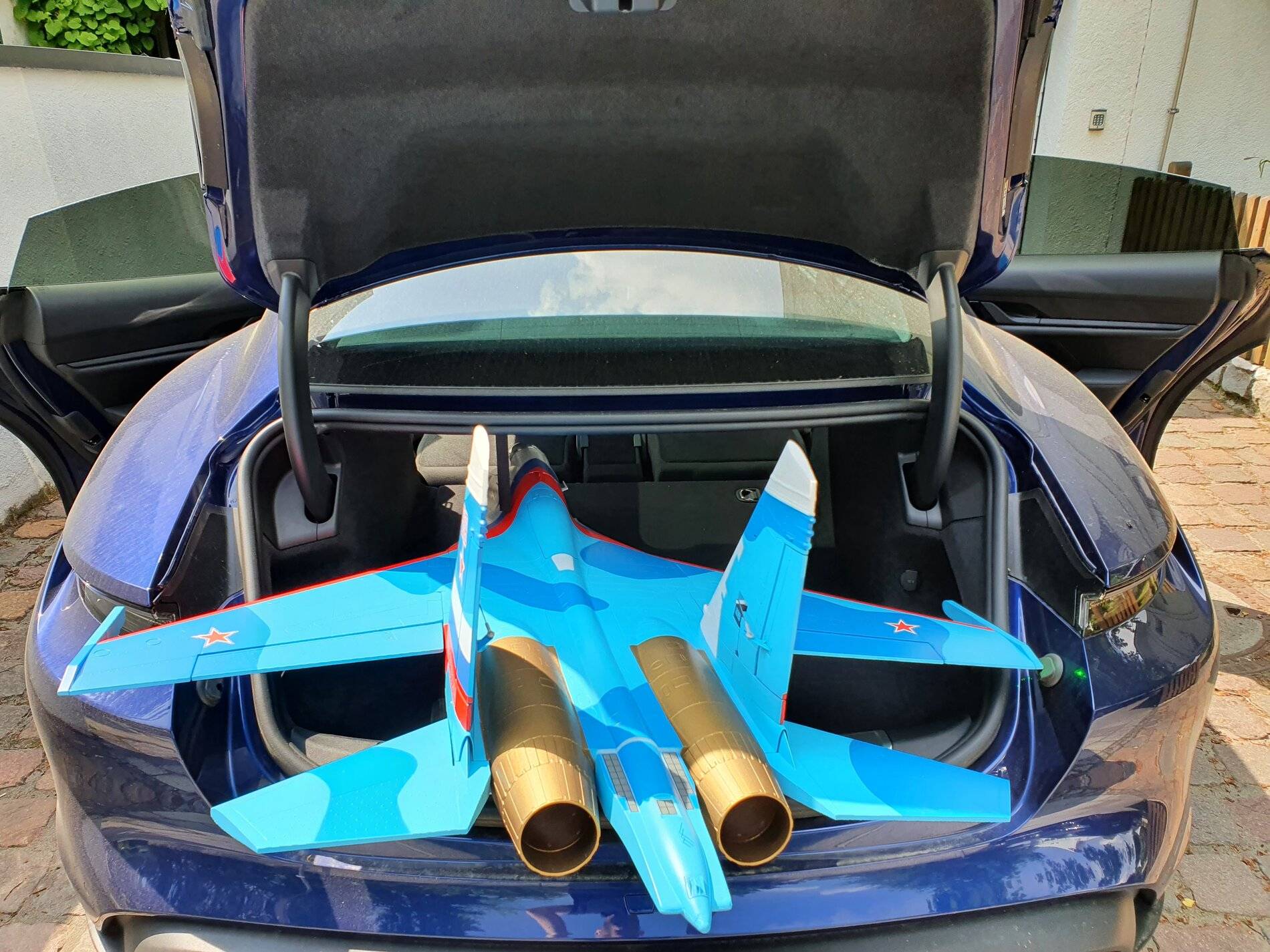 Porsche Taycan Other Hobbies T4S_Su-30_Trunk