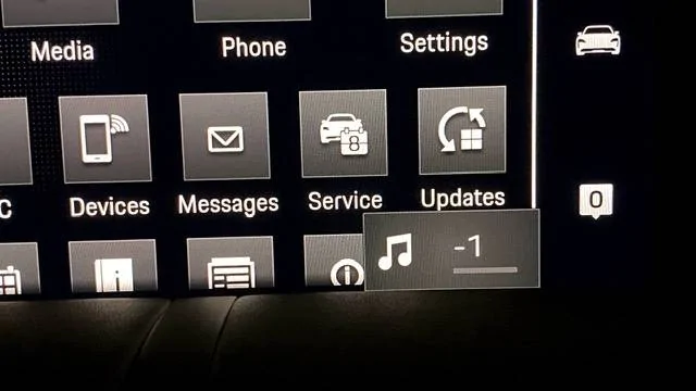 Porsche Taycan Volume control not working or shows -1 0F7158B6-496F-4F8F-8BE8-F047F1163986