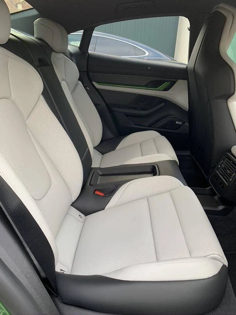 Porsche Taycan Mamba Green Metallic Interior 1608225791269