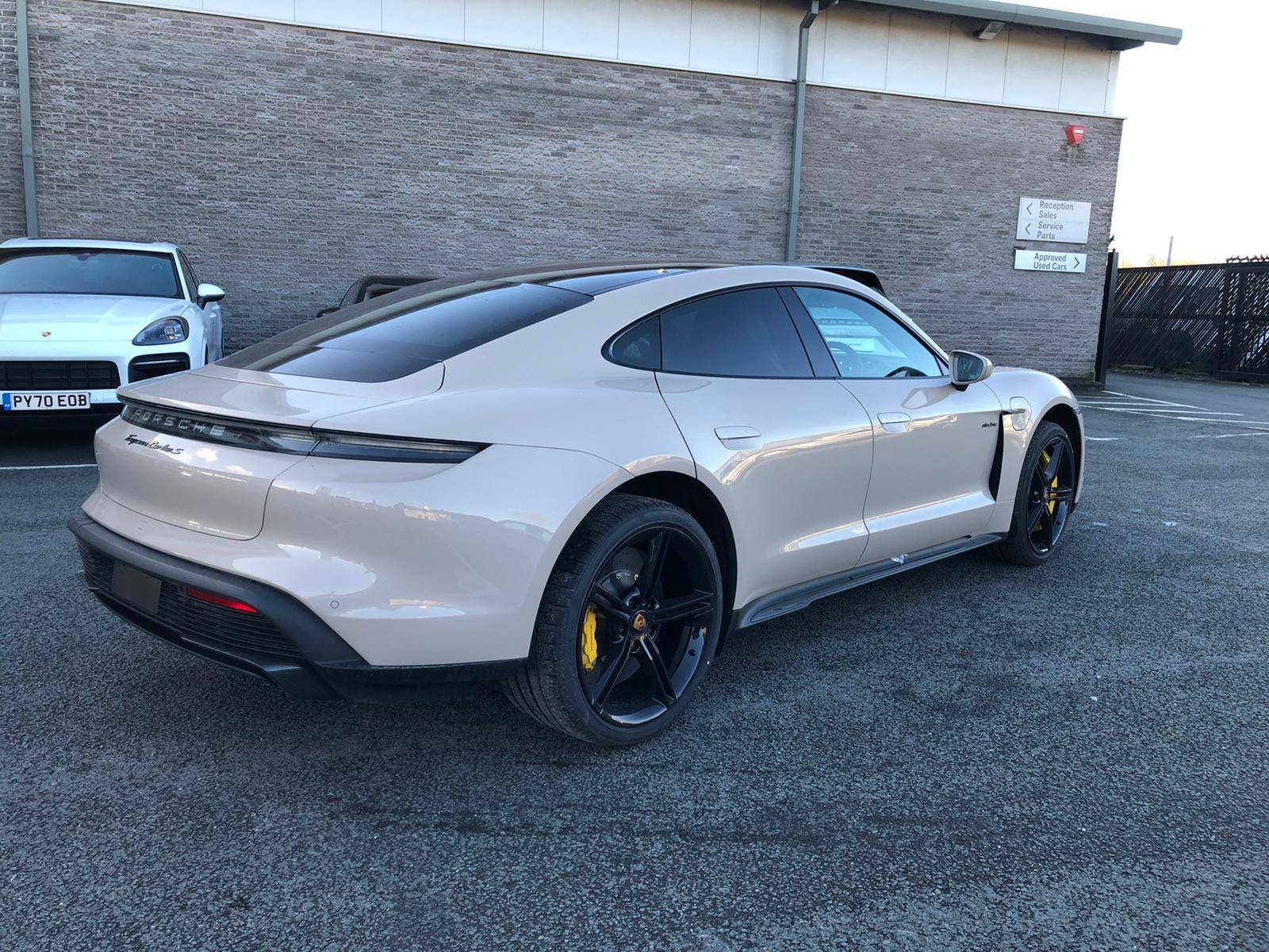 Porsche Taycan My Coffee Beige Turbo S has arrived at the dealers! E6A633F8-14FC-4E60-8956-501A1985EFB5