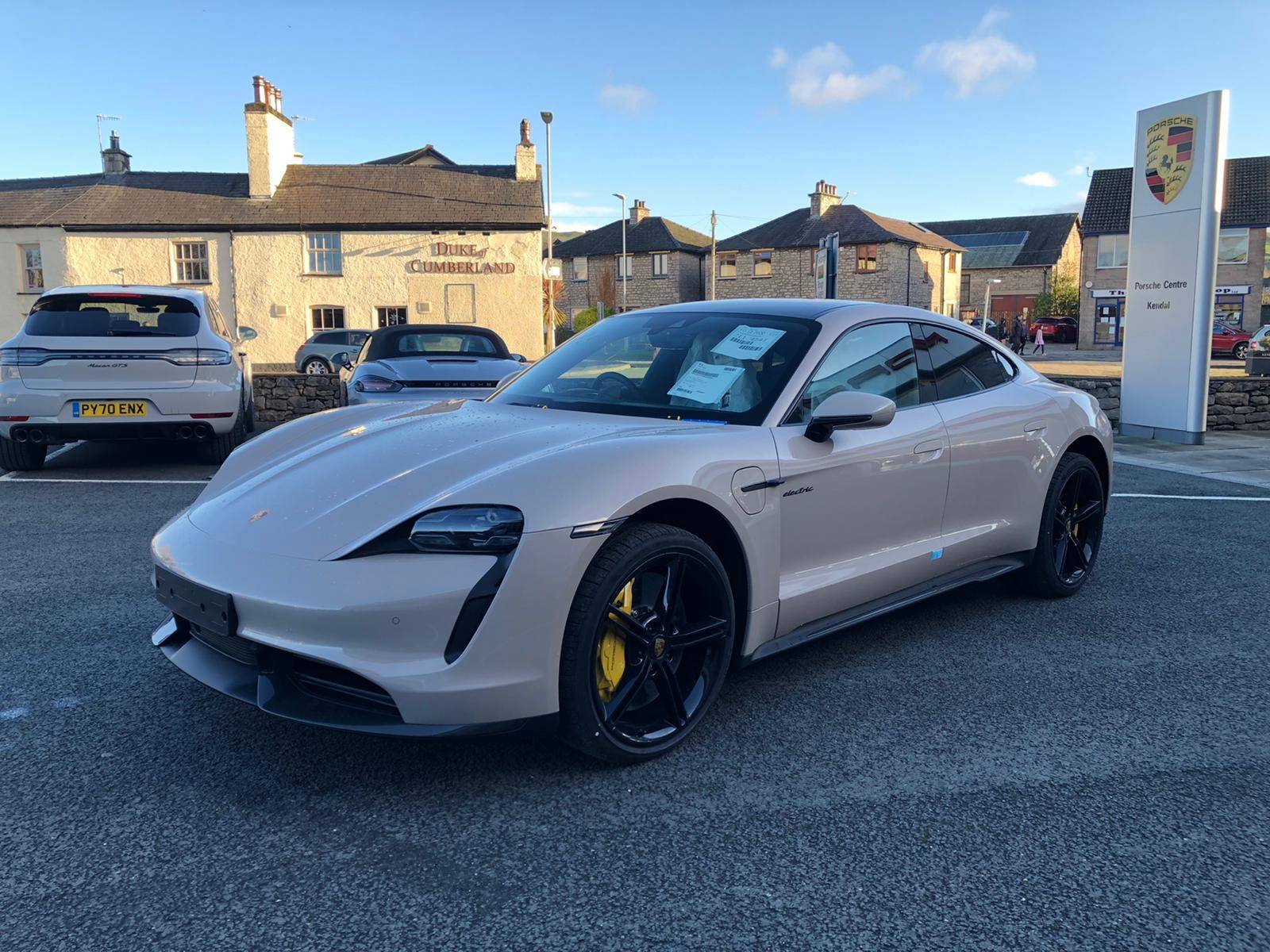 Porsche Taycan My Coffee Beige Turbo S has arrived at the dealers! D834F386-EF03-416F-BD5A-D3A63C9266B1