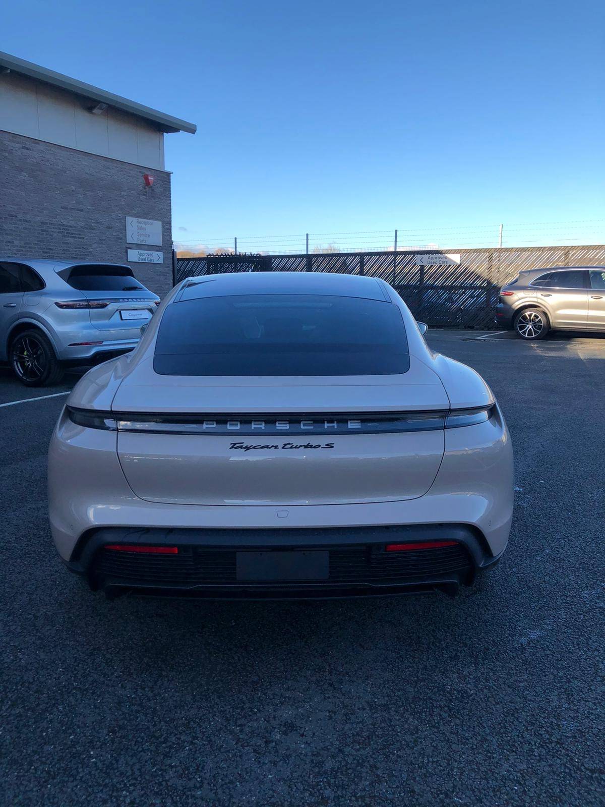 Porsche Taycan My Coffee Beige Turbo S has arrived at the dealers! F9F44B3C-8C8B-46E9-9241-CCB9A24602E1