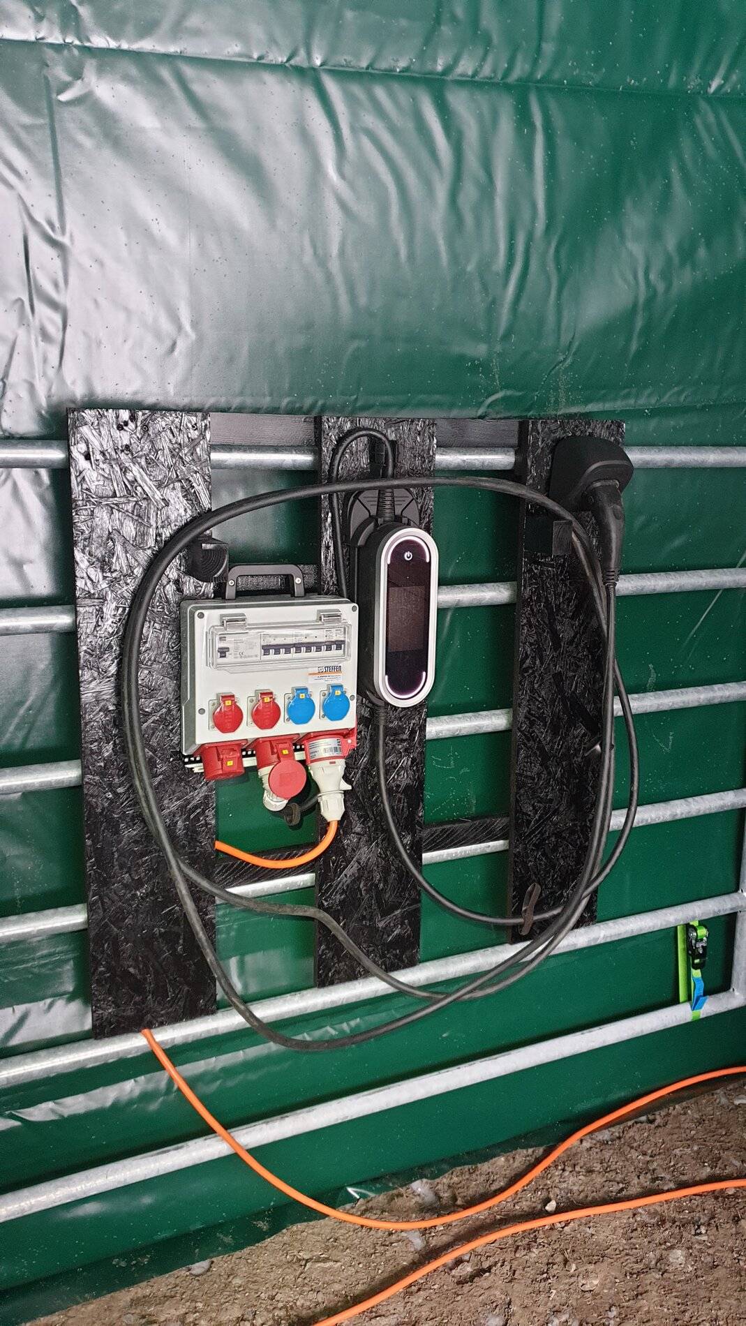 Porsche Taycan Show your home charging setup for your Taycan 20210102_085415
