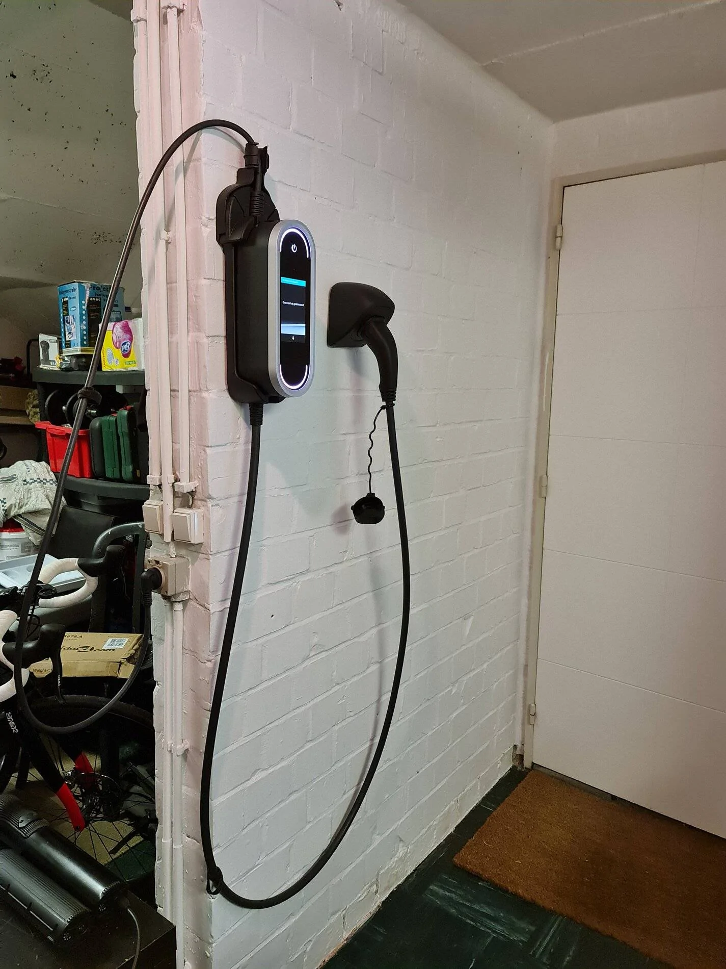 Porsche Taycan Show your home charging setup for your Taycan 20210111_170849