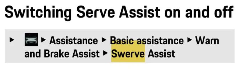 Porsche Taycan Swerve Assist E6CC7323-8764-4A46-8580-9B140EEB5CCE