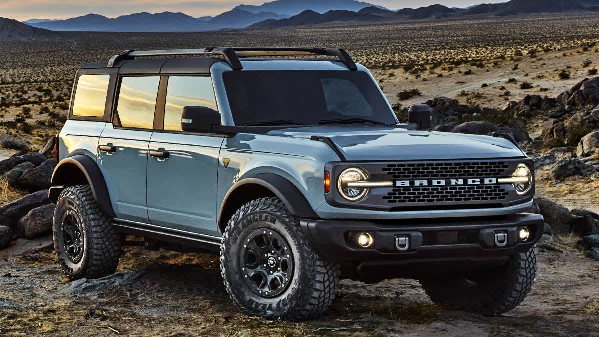 Porsche Taycan What else do you drive? CR-Cars-InlineHero-2021-Ford-Bronco-f-rocks-7-20