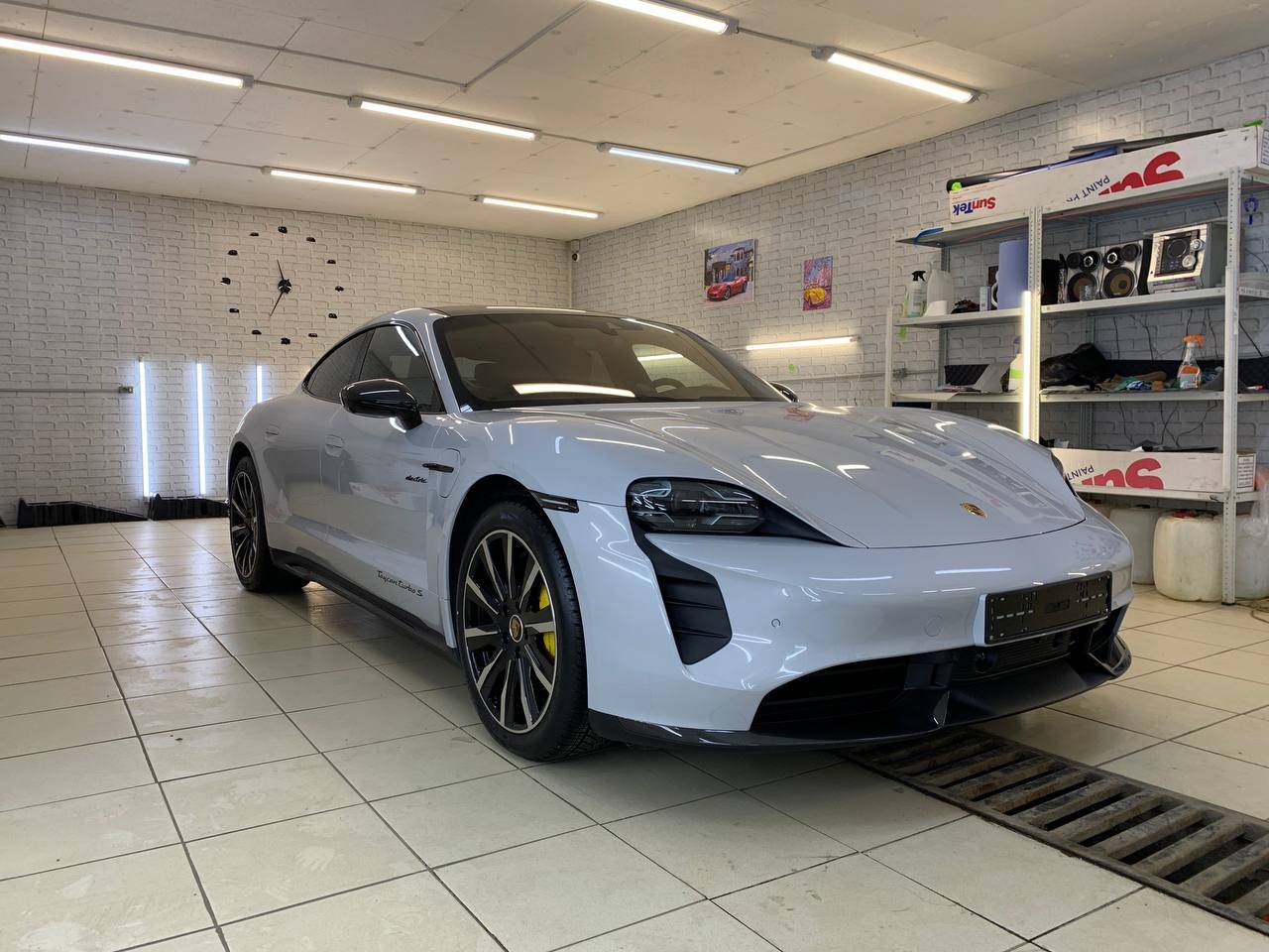 Porsche Taycan Suntek paint protection film (PPF) applied 7CFD23FF-8F71-4B25-9549-04D73C0BC076