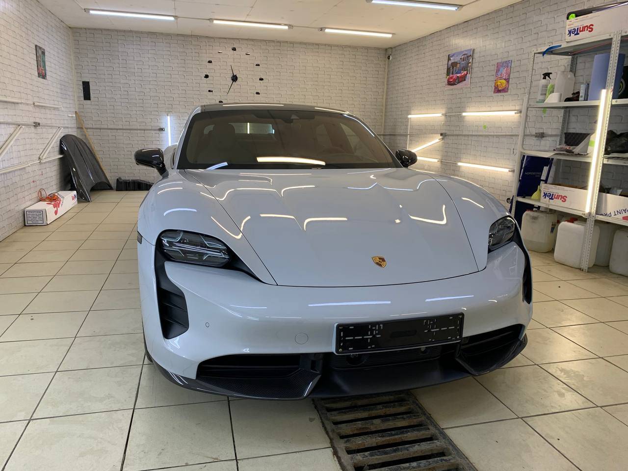 Porsche Taycan Suntek paint protection film (PPF) applied 30BCD9C8-3F52-4EDB-8DAD-4ECE1902D2D9