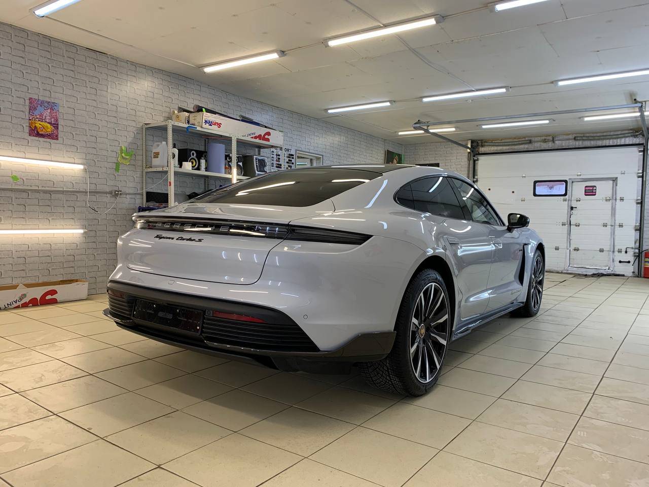 Porsche Taycan Suntek paint protection film (PPF) applied 88106E14-0CB9-4868-806E-136A0DF004B2