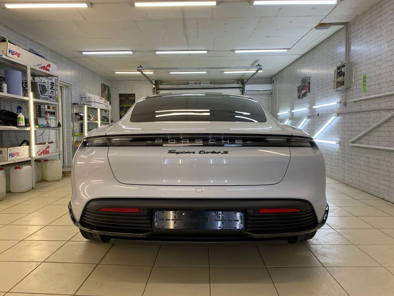 Porsche Taycan Suntek paint protection film (PPF) applied 29586B0B-F6F1-4590-8AAA-2EAEEE1651E0