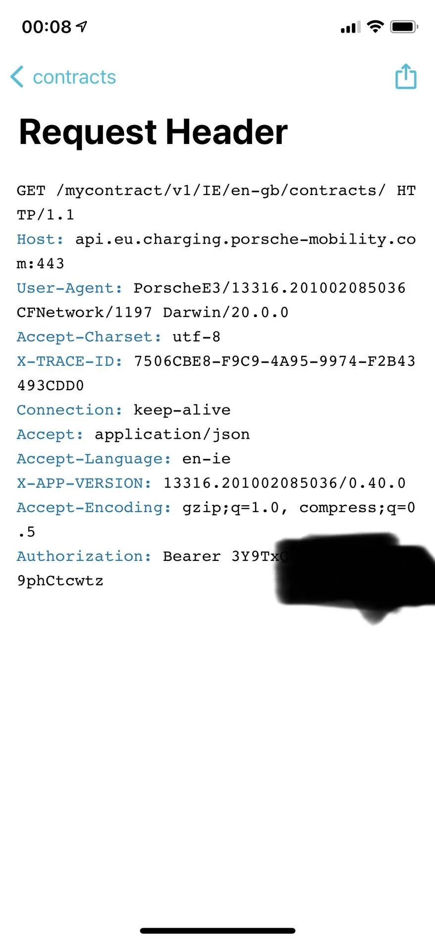 Porsche Taycan Taycan Client Software Development Request Header