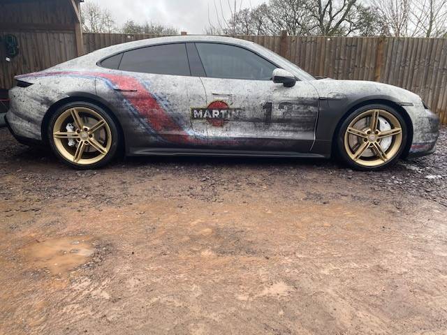 Porsche Taycan I did a thing. Dirty martini. ? mjmynrhtebgrhtnyf