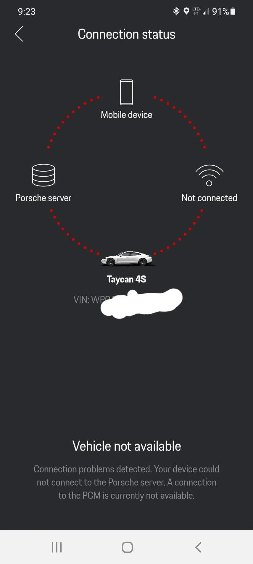 Porsche Taycan ** WARNING on Installing Porsche Connect App 4.4 - 2nd Update ** Screenshot_20210214-092353_Connect