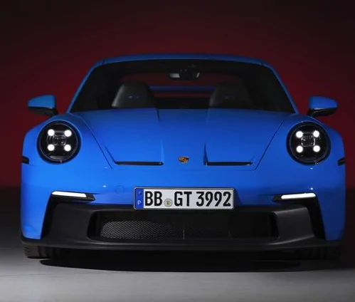 Porsche Taycan Shark Blue exterior-front-1613410520
