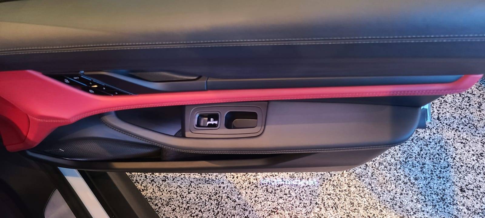 Porsche Taycan My 2021 Taycan 4S Performance Battery w/ Khaki Green Wrap and ceramic coating Door Sill