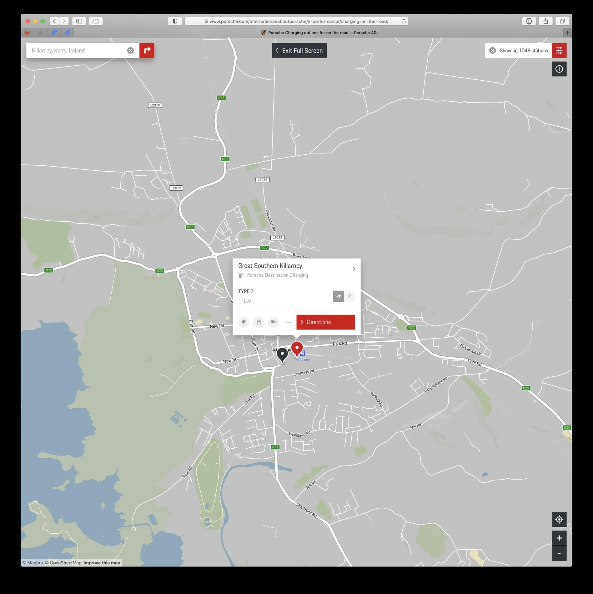 Porsche Taycan Did you know? Porsche Destination Charging Screenshot 2021-02-23 at 13.43.21