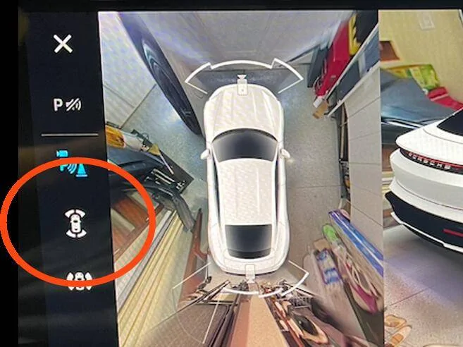 Porsche Taycan Surround View Camera (US Version Taycan) Dash