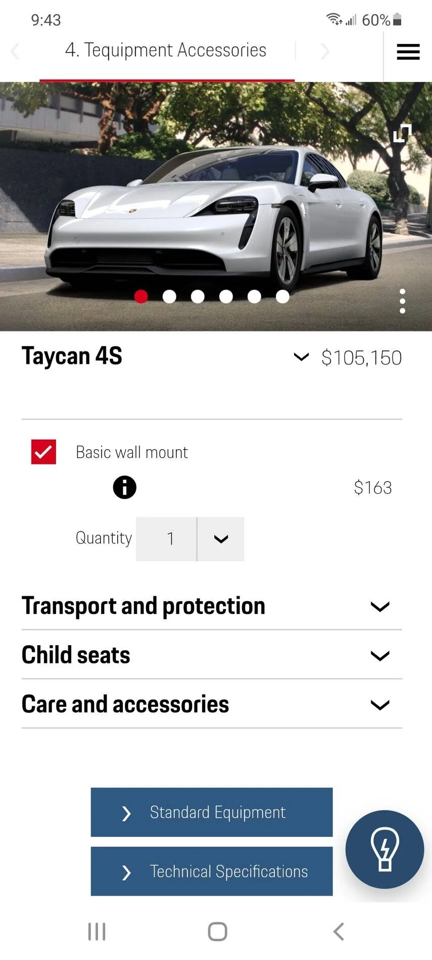 Porsche Taycan Taycan 4s delivered with PMCC missing. Screenshot_20210225-214346_Samsung Internet
