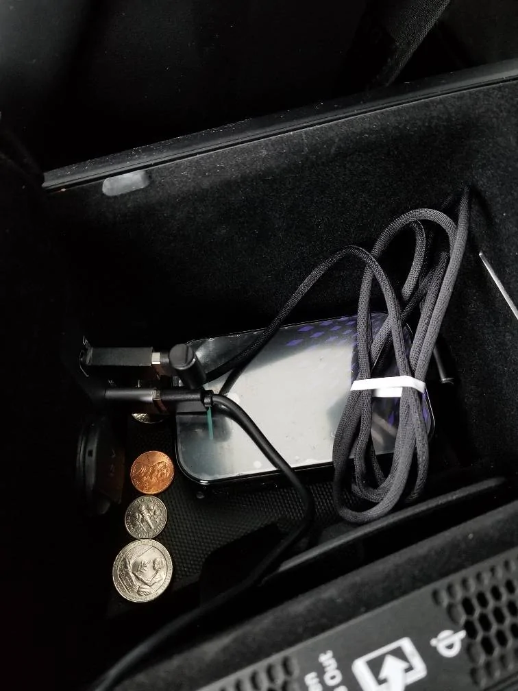 Porsche Taycan Amazon Smart Wireless for Carplay Box Works Great 20210228_085035_resized