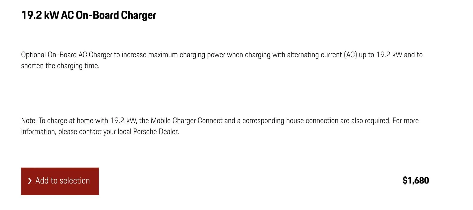 Porsche Taycan Just ordered 19.2 kW AC On-Board Charger. Screenshot 2021-03-03 at 05.52.36