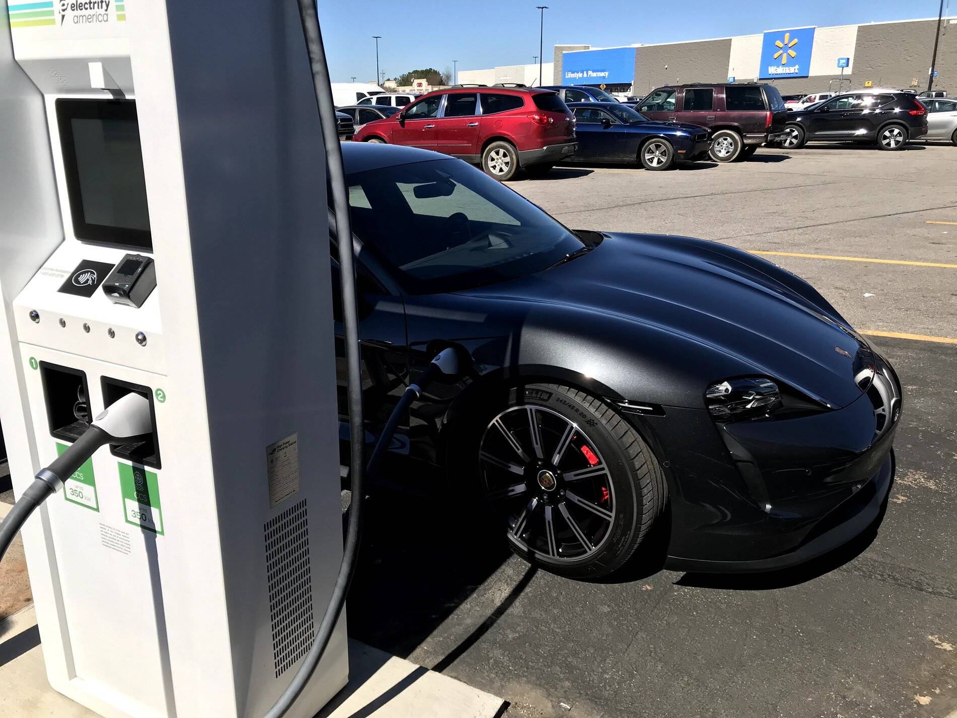 Porsche Taycan My First Public Charge @ Electrify America (EA) - Massive Fail! IMG_7202