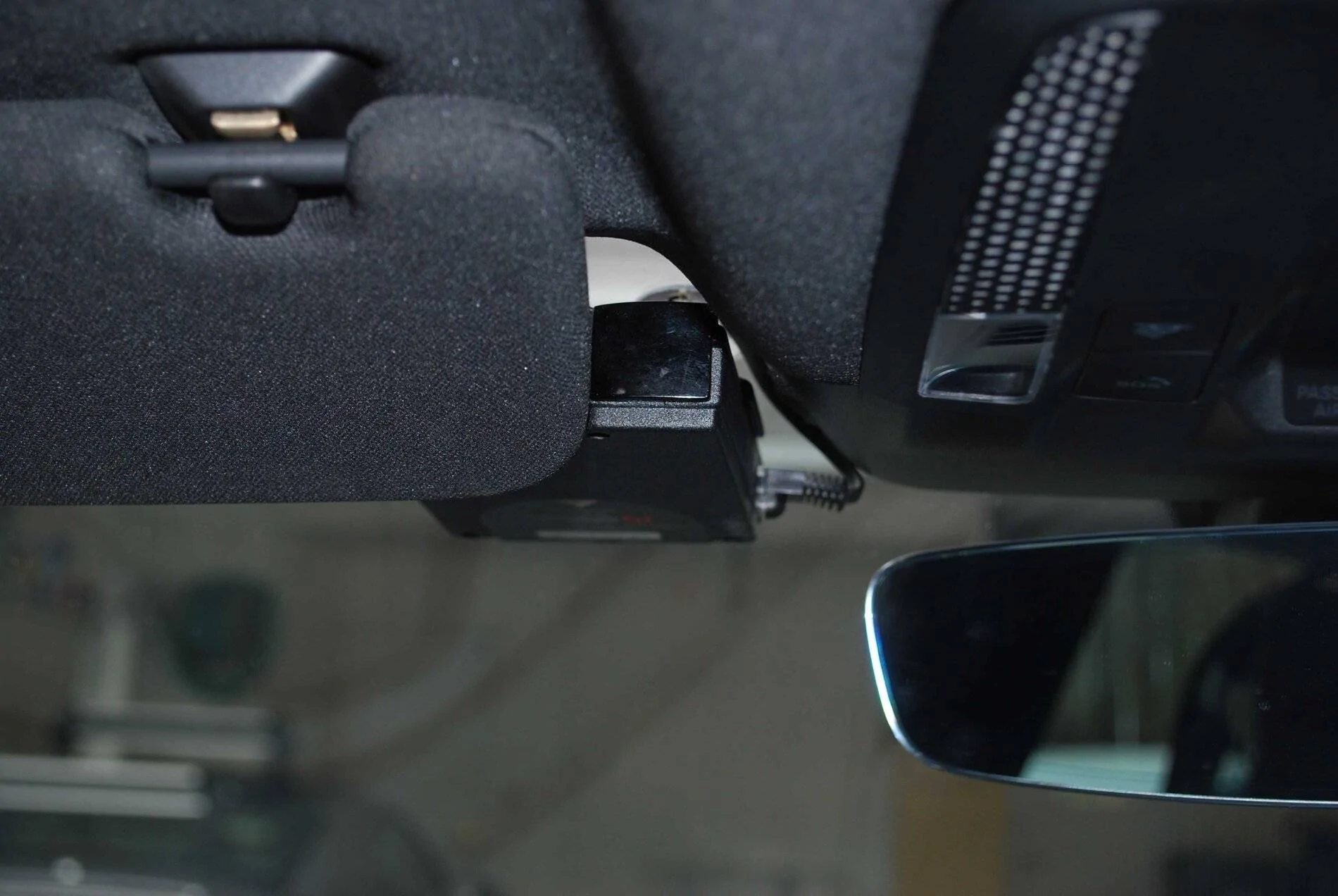 Porsche Taycan 3D Printed Valentine 1 Radar Mount (Optimized for Thermally Insulated Windshield) Val 1 Tay