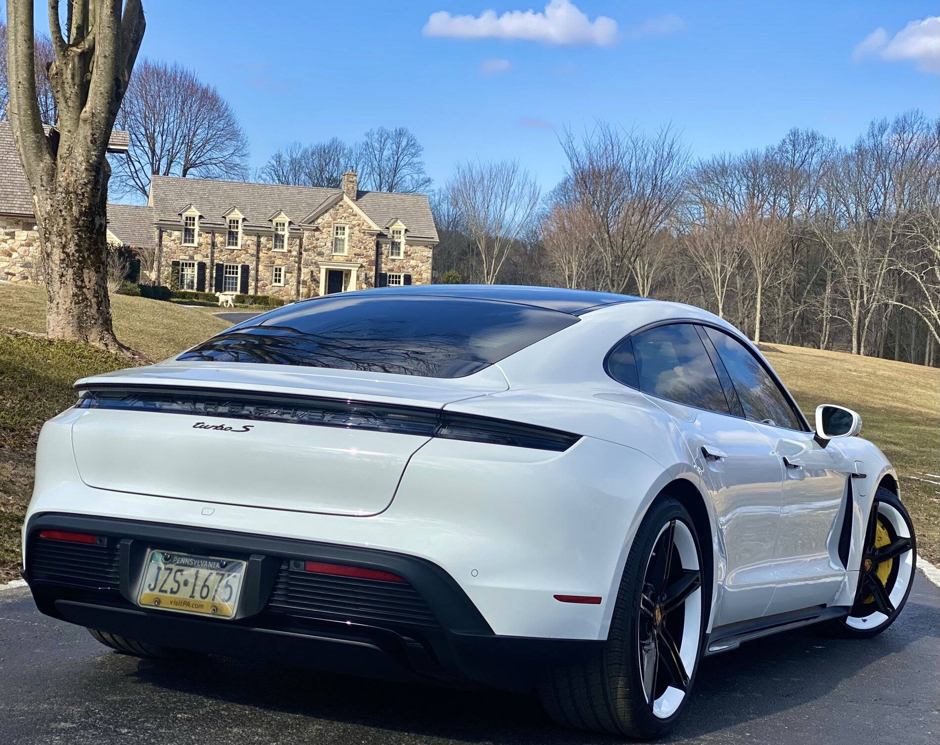 Porsche Taycan Swapped 2020 Volcano Grey for 2021 White A3F9DC04-F3AC-419C-B518-F610F146CE8D