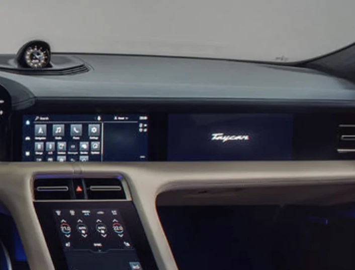 Porsche Taycan Decal or badge on front passenger side without display Screen Shot 2021-03-08 at 12.50.50 PM