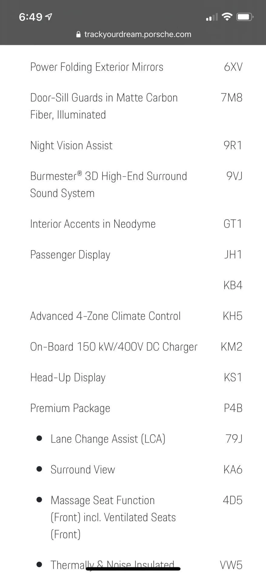 Porsche Taycan What happened to the 19.2 KW AC on board charger option ? 850DE56B-A653-4129-9B0C-E63F1C7FBB98