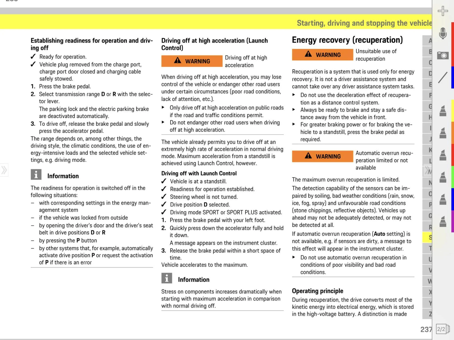 Porsche Taycan Auto mode regeneration F6191BD1-AEA3-4A16-AB97-1832F1C1717E