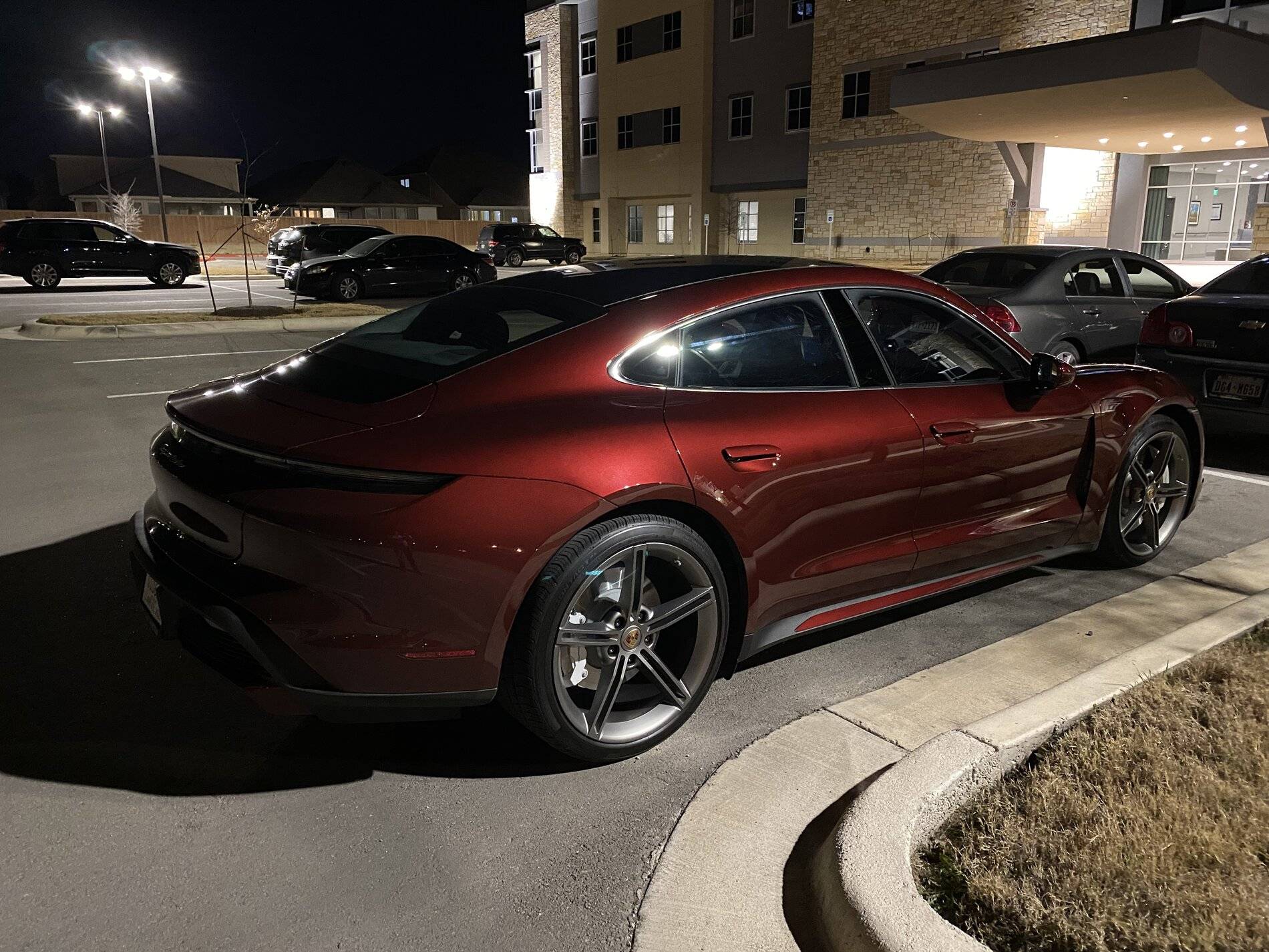 Porsche Taycan CHERRY METALLIC Taycan Club 7010261B-FA0C-4049-8309-CC4073D3F8EC