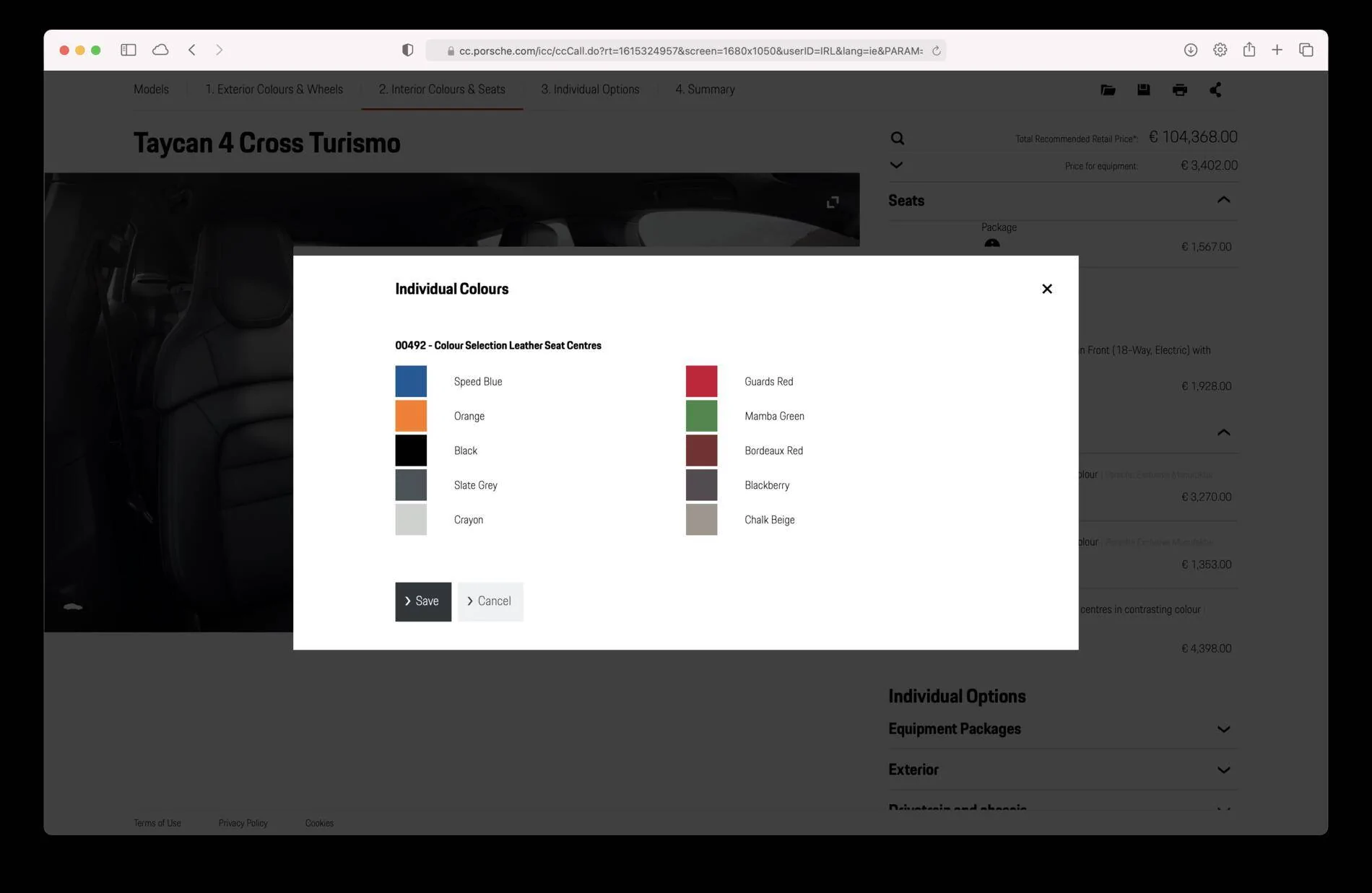 Porsche Taycan Worse build ever?  do your worst… Screenshot 2021-03-11 at 19.08.34