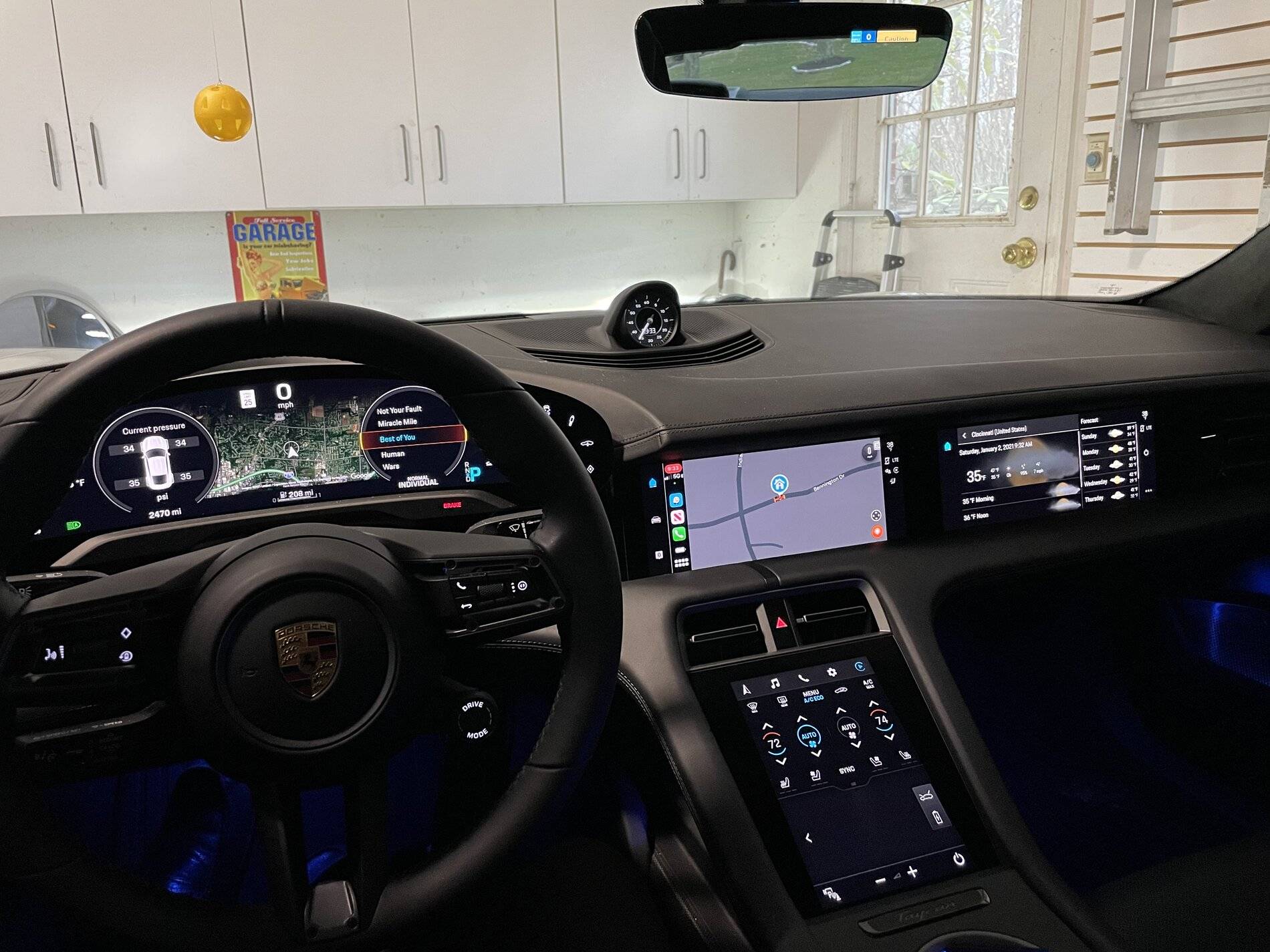 Porsche Taycan Car Touchscreen Protector for Taycan - review IMG_0325