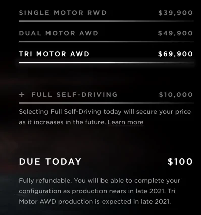 Porsche Taycan Tesla admits FSD is a pipe dream Image 3-12-21 at 9.17 AM