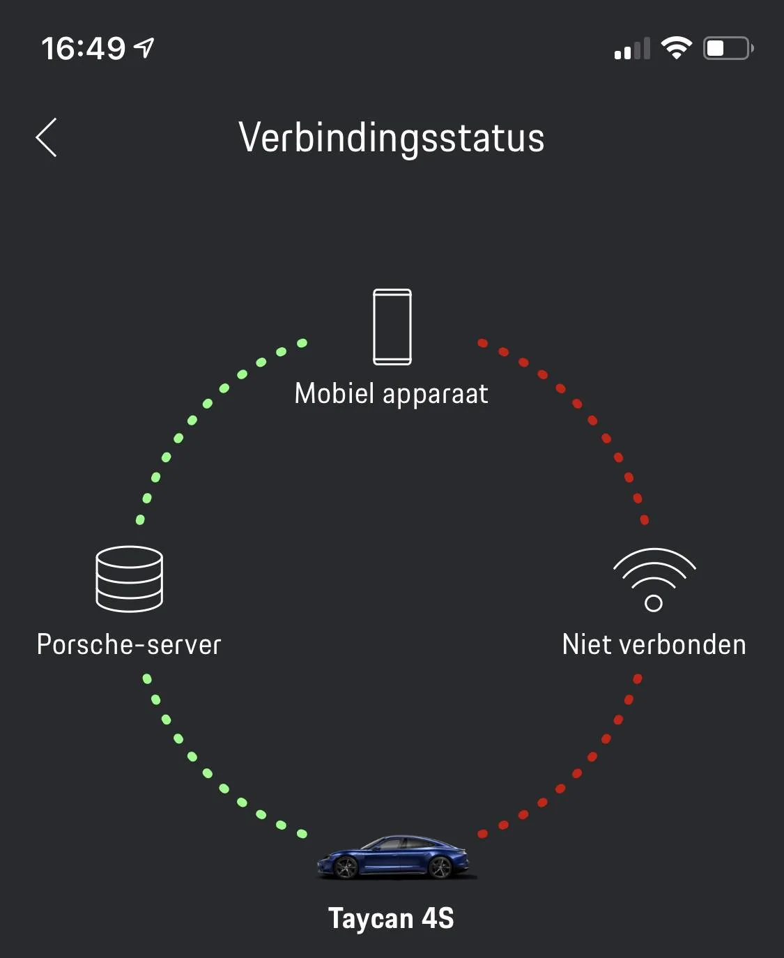 Porsche Taycan Porsche Connect app: Porsche server down? IMG_1426