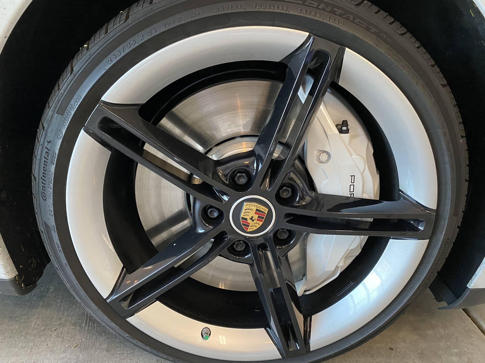 Porsche Taycan Let’s talk brakes on a 4S....standard red or PSCB... IMG_9570