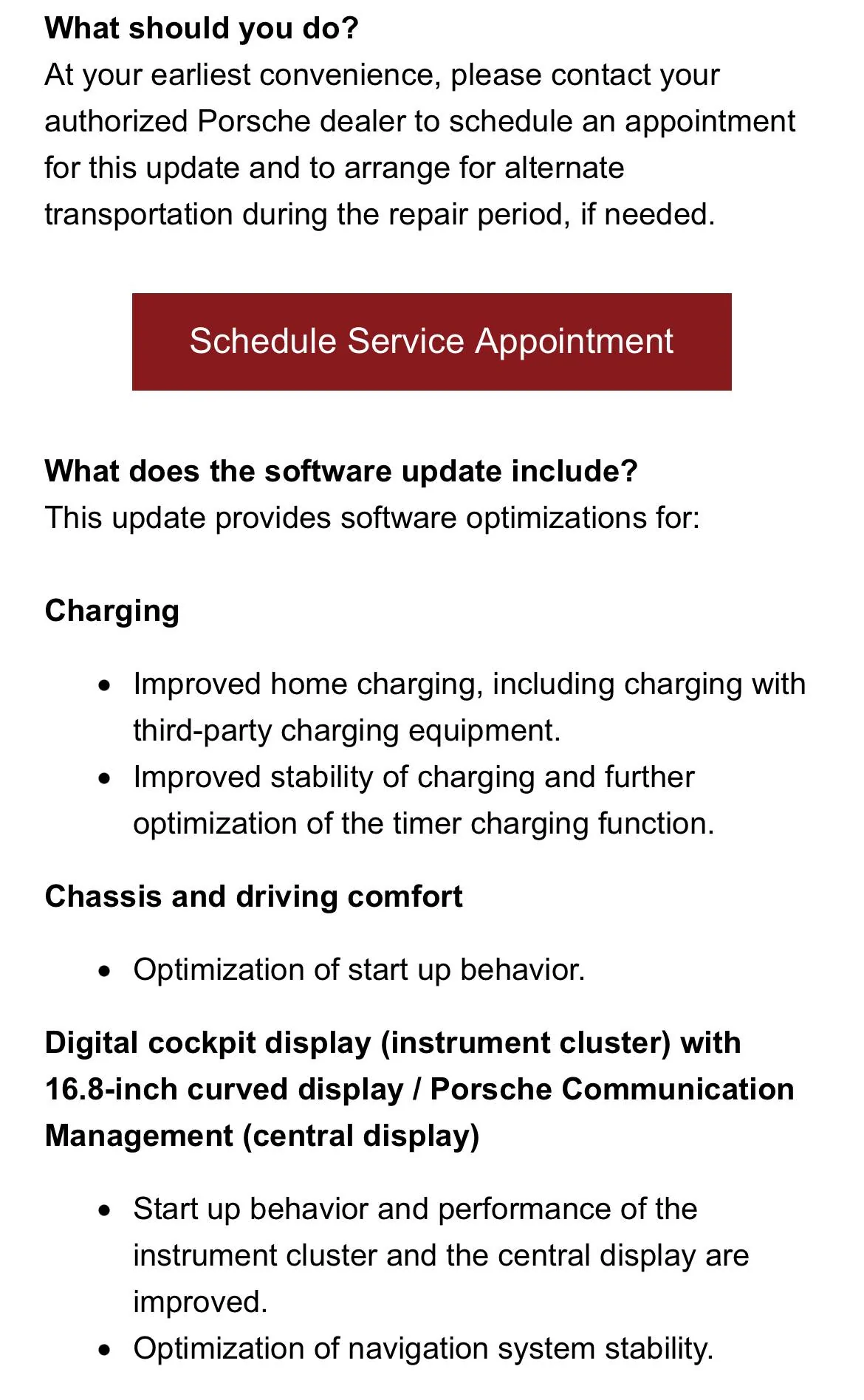 Porsche Taycan Dealer Software Update D0754F60-D293-4922-9EB8-448B5775903E