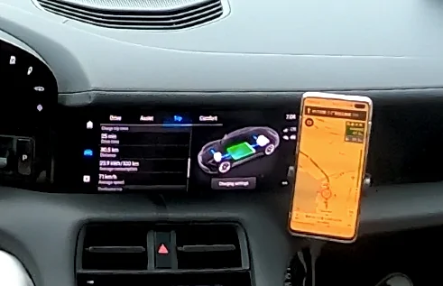 Porsche Taycan Phone holders for the Taycan - what are you using? 1616033454566